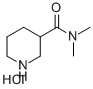 피페리딘-3-카르복실산디메틸아미드HCL 구조식 이미지