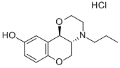 PD  125,530,  trans-(±)-3,4,4a,10b-Tetrahydro-4-propyl-2H,5H-[1]benzopyrano[4,3-b]-1,4-oxazin-9-ol  hydrochloride 구조식 이미지