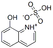 8-hydroxyquinolinium hydrogen sulphate  Structure