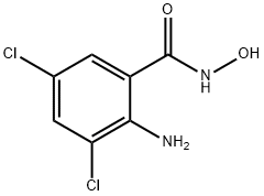 2-amino-3,5-dichloro-N-hydroxybenzenecarboxamide 구조식 이미지