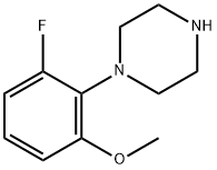 1-(2-플루오로-6-메톡시페닐)피페라진 구조식 이미지