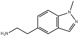 2-(1-메틸-1H-인다졸-5-일)에탄민 구조식 이미지