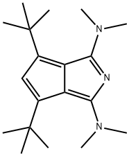 2-Azapentalene, 1,3-bis(dimethylamino)-4,6-di-tert-butyl- Structure