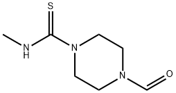 1-피페라진카르보티오아미드,4-포르밀-N-메틸-(9CI) 구조식 이미지