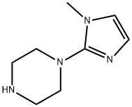 1-(1-METHYL-1H-IMIDAZOL-2-YL)-PIPERAZINE Structure