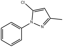 5-CHLORO-3-METHYL-1-PHENYLPYRAZOLE Structure