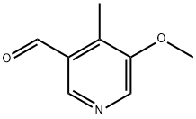 3-Pyridinecarboxaldehyde, 5-methoxy-4-methyl- (9CI) Structure