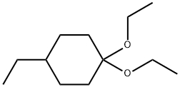 Cyclohexane, 1,1-diethoxy-4-ethyl- (9CI) Structure