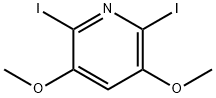 2,6-Diiodo-3,5-dimethoxypyridine 구조식 이미지
