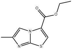 에틸6-메틸이미다조[2,1-b]티아졸-3-카르복실레이트 구조식 이미지