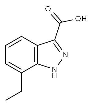 7-ethyl-1H-indazole-3-carboxylic acid Structure