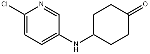 4-[(6-Chloro-3-pyridinyl)aMino]cyclohexanone Structure