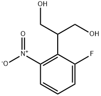 1,3-Propanediol,  2-(2-fluoro-6-nitrophenyl)- 구조식 이미지