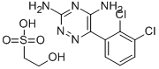 6-(2,3-DICHLOROPHENYL)-1,2,4-TRIAZINE-3,5-DIAMINE ISETHIONATE Structure