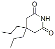 4,4-Dipropyl-2,6-piperidinedione Structure