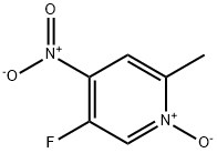 피리딘,5-플루오로-2-메틸-4-니트로-,1-옥사이드 구조식 이미지
