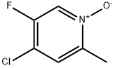 Pyridine,  4-chloro-5-fluoro-2-methyl-,  1-oxide Structure