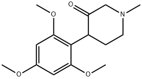 3-PIPERIDINONE, 1-METHYL-4-(2,4,6-TRIMETHOXYPHENYL)- Structure