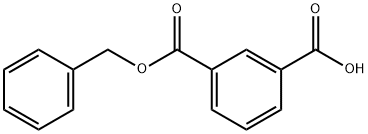 1,3-벤젠디카르복실산,모노(페닐메틸)에스테르 구조식 이미지