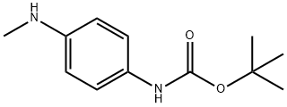 (4-METHYLAMINO-PHENYL)-CARBAMIC ACID TERT-BUTYL ESTER Structure