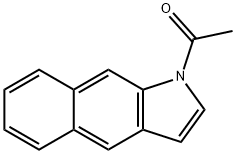 Ethanone, 1-(1H-benz[f]indol-1-yl)- Structure