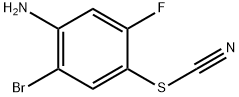 2-Bromo-5-fluoro-4-thiocyanatoaniline 구조식 이미지