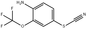 4-Thiocyanato-2-(trifluoromethoxy)aniline Structure