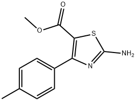 Methyl2-amino-4-p-tolylthiazole-5-carboxylate Structure