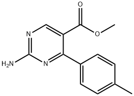 Methyl2-amino-4-p-tolylpyrimidine-5-carboxylate Structure