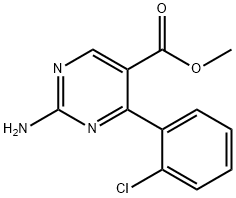 Methyl2-amino-4-(2-chlorophenyl)pyrimidine-5-carboxylate Structure