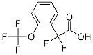 2,2-디플루오로-2-(2-(트리플루오로메톡시)페닐)아세트산 구조식 이미지