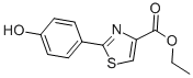 2-(4-하이드록시-페닐)-티아졸-4-카르복실산에틸에스테르 구조식 이미지