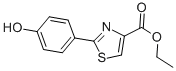 2-(4-HYDROXY-PHENYL)-THIAZOLE-4-CARBOXYLIC ACID ETHYL ESTER Structure