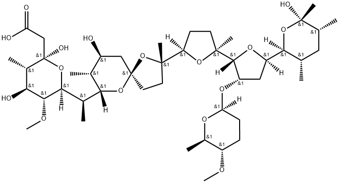 Semduramicin 구조식 이미지