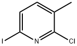 2-Chloro-6-iodo-3-Methyl-pyridine Structure