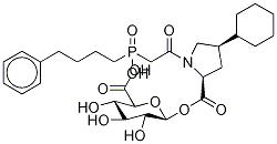 Fosinoprilat Acyl-β-D-Glucuronide Structure