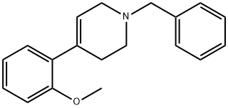 1-Benzyl-4-(2-methoxyphenyl)tetrahydropyridine 구조식 이미지