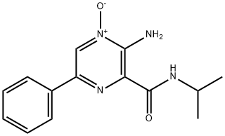 피라진카복사미드,3-아미노-N-(1-메틸에틸)-6-페닐-,4-옥사이드(9CI) 구조식 이미지