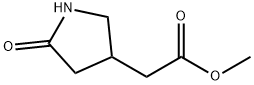 5-oxo-3-Pyrrolidineacetic acid Methyl ester 구조식 이미지