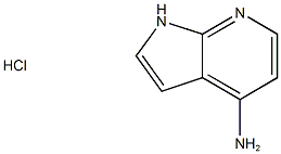 1H-Pyrrolo[2,3-b]pyridin-4-amine, hydrochloride (1:1) Structure