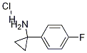 CyclopropanaMine, 1-(4-fluorophenyl)-, hydrochloride Structure