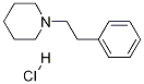 Piperidine, 1-(2-phenylethyl)-, hydrochloride Structure