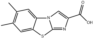 6,7-DIMETHYLIMIDAZO[2,1-B]벤조티아졸-2-카르복실산 구조식 이미지
