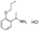 1-(2-propoxyphenyl)-1-ethanamine hydrochloride Structure