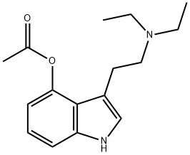 3-(2-(DiethylaMino)ethyl)-1H-indol-4-yl acetate Structure