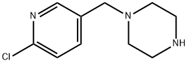 1-[(6-chloro-3-pyridinyl)methyl]piperazine(SALTDATA: 2HCl) 구조식 이미지