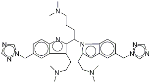 Rizatriptan 1,2-(4-dimethylamino)butane  구조식 이미지