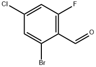 2-BroMo-4-chloro-6-fluorobenzaldehyde Structure