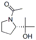 2-피롤리딘메탄올,1-아세틸-알파,알파-디메틸-,(S)-(9CI) 구조식 이미지