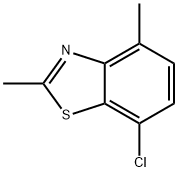 Benzothiazole, 7-chloro-2,4-dimethyl- (9CI) Structure